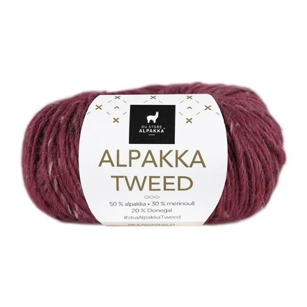 Du Store Alpakka Tweed 116 Rouge profond