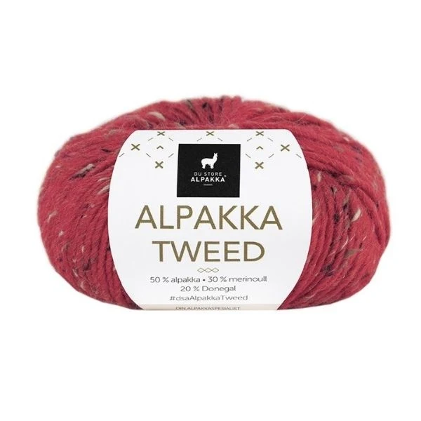 Du Store Alpakka Tweed 120 Rouge