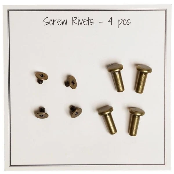 Go Handmade Skruenitter 14mm, 4 stk, Bronze