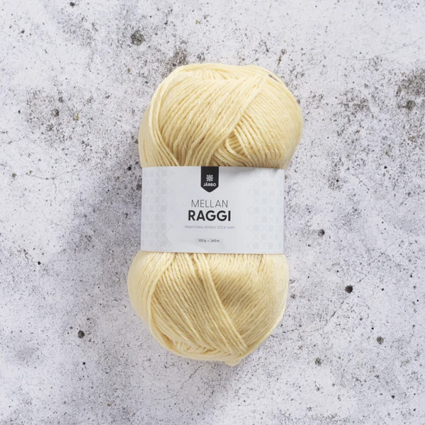 Järbo Mellanraggi 100g 28393 Soft Lemon