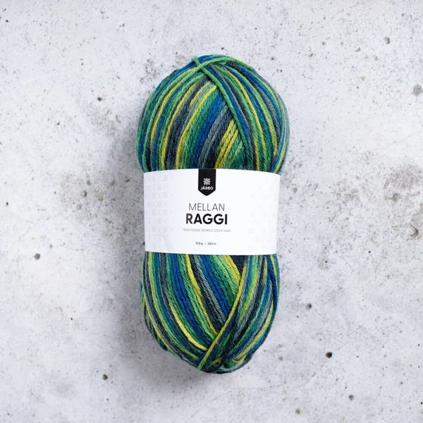 Järbo Mellanraggi 100g 28444 Midnight Moss