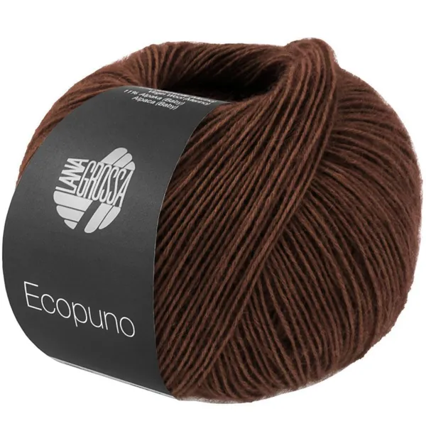 Lana Grossa Ecopuno 224 Brun chocolat