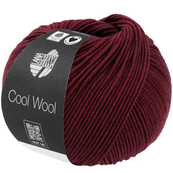 Lana Grossa Cool Wool 2124 Rouge rose foncé