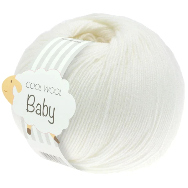 Lana Grossa Cool Wool Baby 207 Blanche