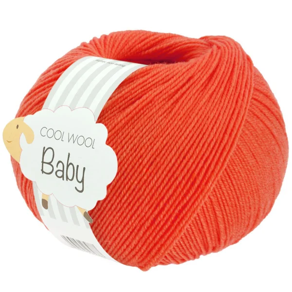 Lana Grossa Cool Wool Baby 331 Couleur homard