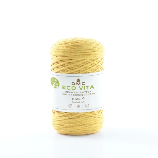 DMC Eco Vita 4 Garen Unicolor 09 Yellow