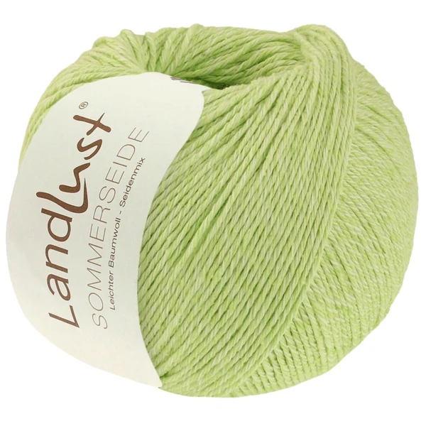 Lana Grossa Landlust Sommerseide 61 Vert printemps