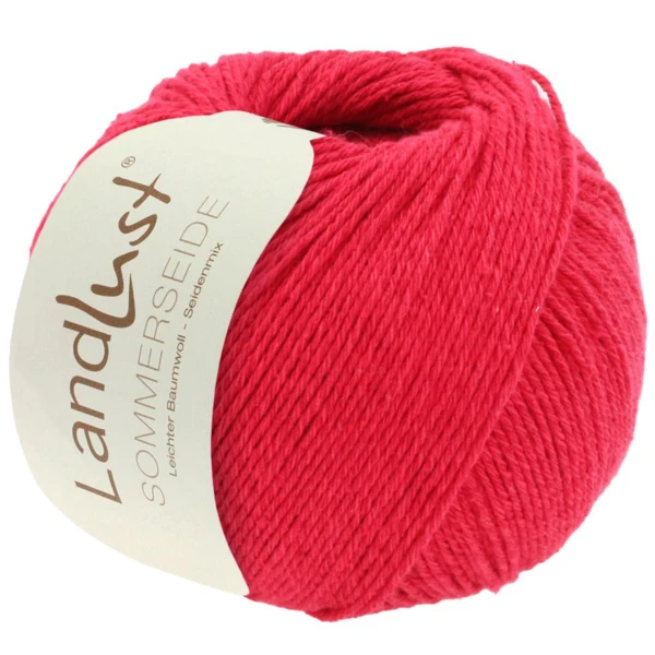 Lana Grossa Landlust Sommerseide 46 Rouge feu