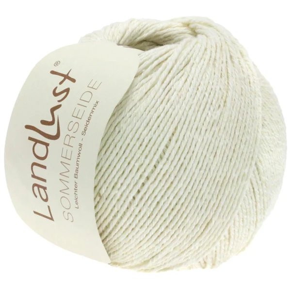 Lana Grossa Landlust Sommerseide 01 Blanc