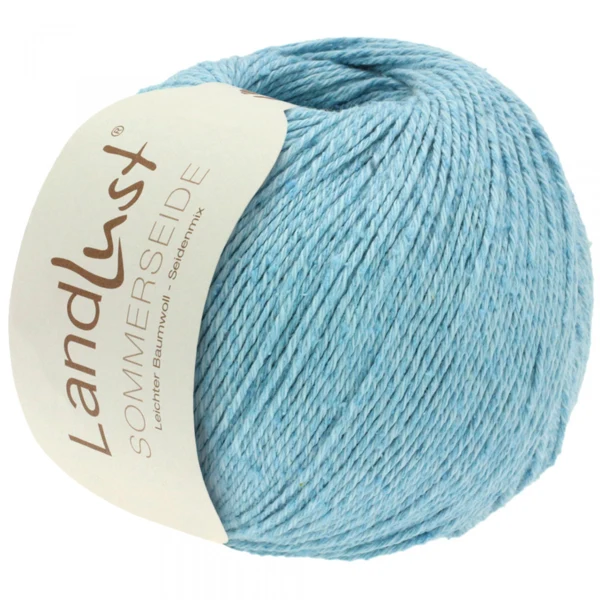 Lana Grossa Landlust Sommerseide 23 Bleu turquoise