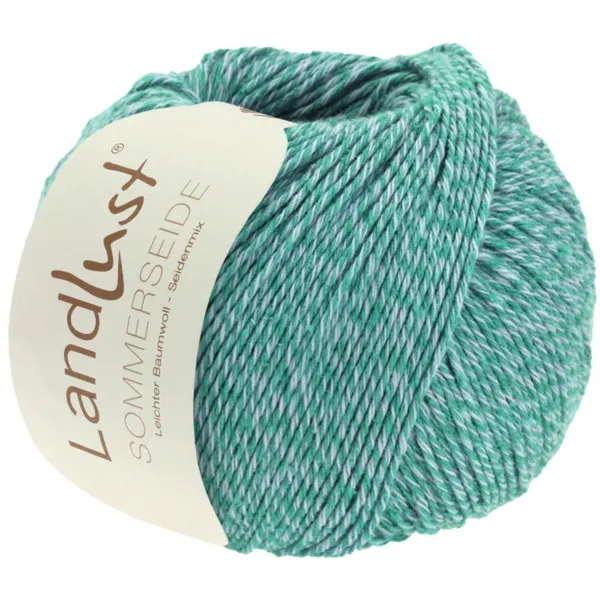 Lana Grossa Landlust Sommerseide 52 Bleu turquoise