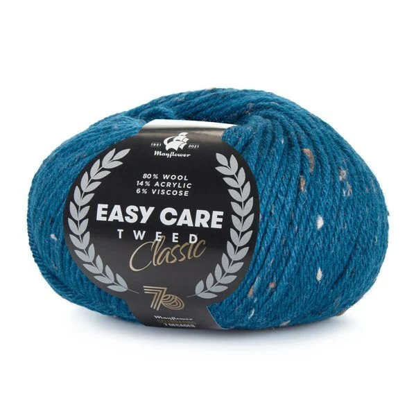 Mayflower Easy Care Classic Tweed 593 Bleu pétrole