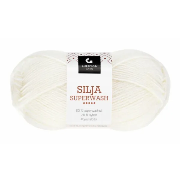 Gjestal Silja Superwash 302 Blanc
