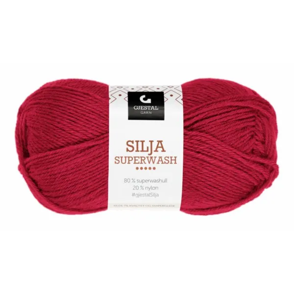 Gjestal Silja Superwash 309 Rouge coquelicot
