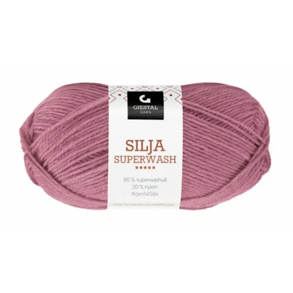 Gjestal Silja Superwash 366 Rose foncé