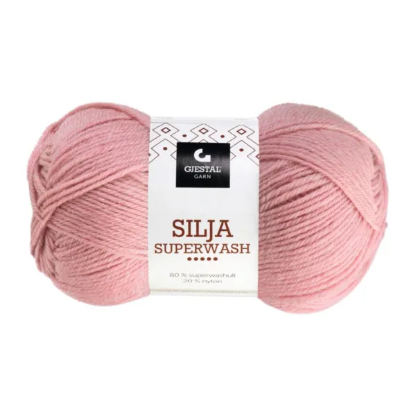 Gjestal Silja Superwash 381 Vieux rose