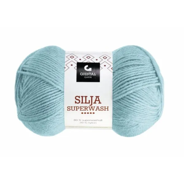 Gjestal Silja Superwash 384 Bleu colombe