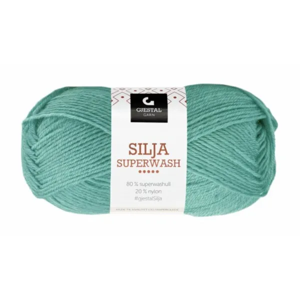 Gjestal Silja Superwash 367 Bleu-vert