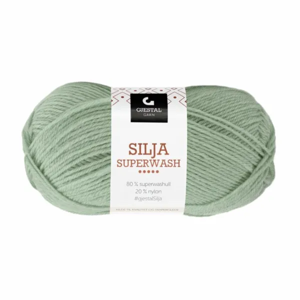 Gjestal Silja Superwash 394 Feuille de thé