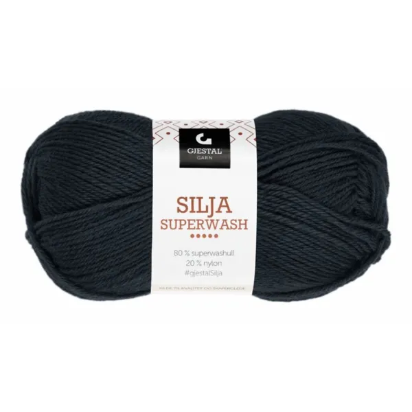 Gjestal Silja Superwash 301 Noir