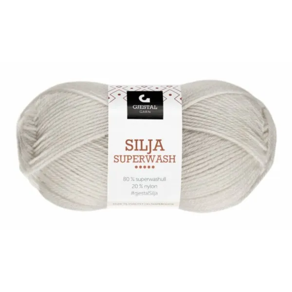 Gjestal Silja Superwash 363 Kaki clair