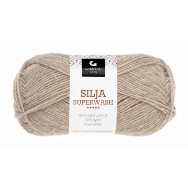 Gjestal Silja Superwash 386 Beige chiné