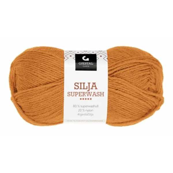 Gjestal Silja Superwash 318 Jaune chaud