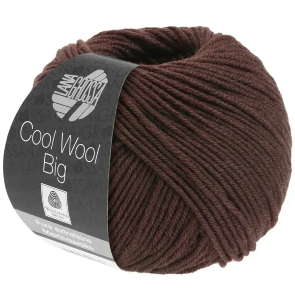 Lana Grossa Cool Wool Big 987 Brun chocolat