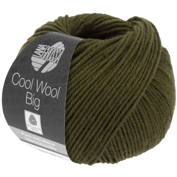 Lana Grossa Cool Wool Big 1005 Olive foncé