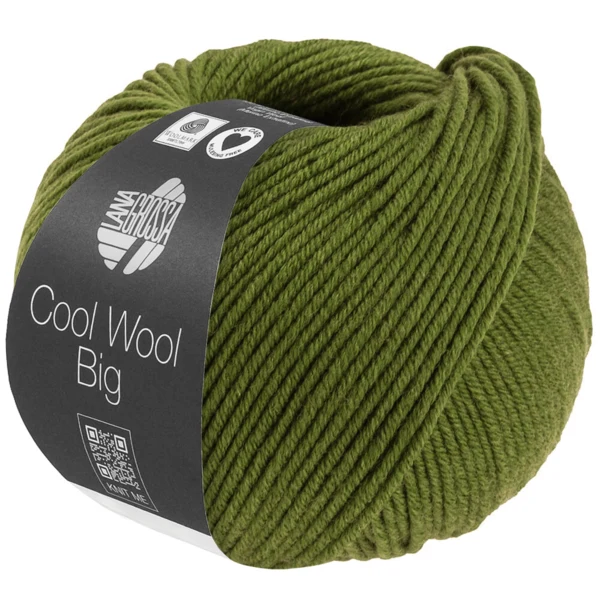 Lana Grossa Cool Wool Big 1706 Olive chiné