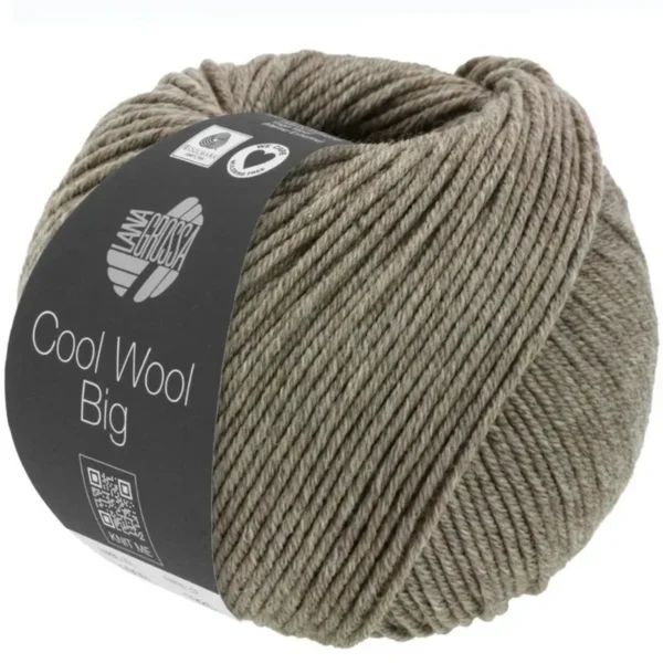 Lana Grossa Cool Wool Big 1621 Brun gris chiné