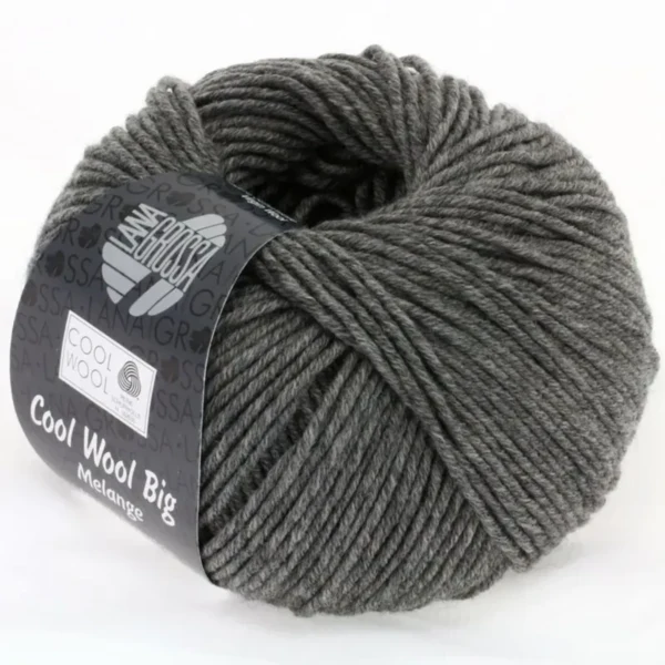 Lana Grossa Cool Wool Big 617 Gris foncé chiné