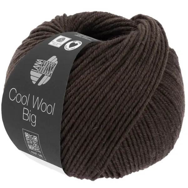 Lana Grossa Cool Wool Big 1020 Noir brun