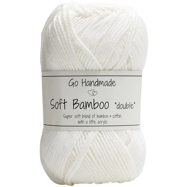 Go Handmade Soft Bamboo Double 17750 Blanc