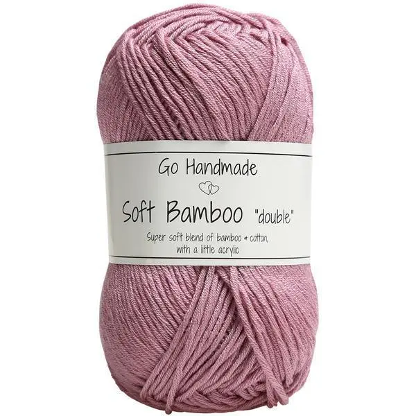 Go Handmade Soft Bamboo Double 17757 Vieux rose