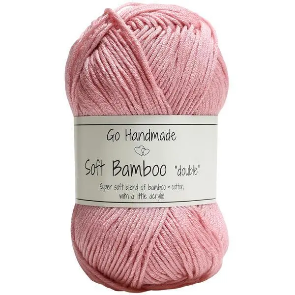Go Handmade Soft Bamboo Double 17758 Rose clair