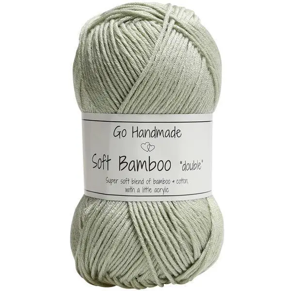 Go Handmade Soft Bamboo Double 17767 Vert printem