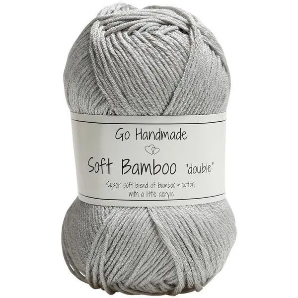 Go Handmade Soft Bamboo Double 17769 Gris clair