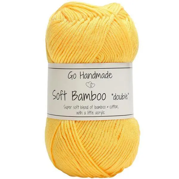 Go Handmade Soft Bamboo Double 17773 Jaune