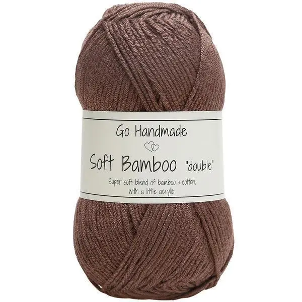 Go Handmade Soft Bamboo Double 17774 Brun Caramel