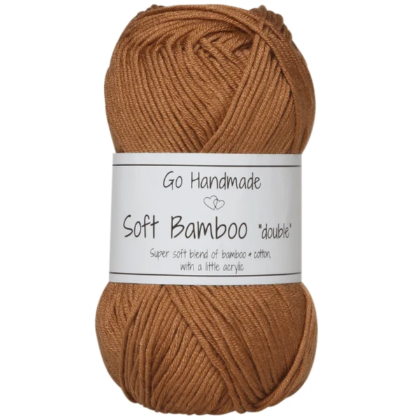 Go Handmade Soft Bamboo Double 17778 Toffee
