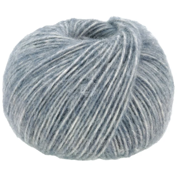 Lana Grossa Natural Alpaca Pelo 17 Bleu gris chiné