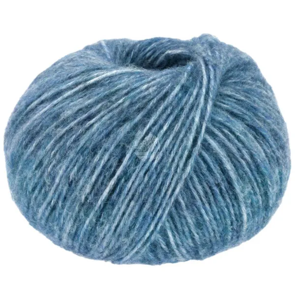 Lana Grossa Natural Alpaca Pelo 35 Pétrole foncé chiné