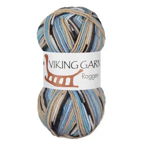 Viking Raggen 722 Multi beige/bleu clair