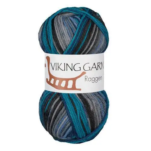 Viking Raggen 728 Multi bleu/gris