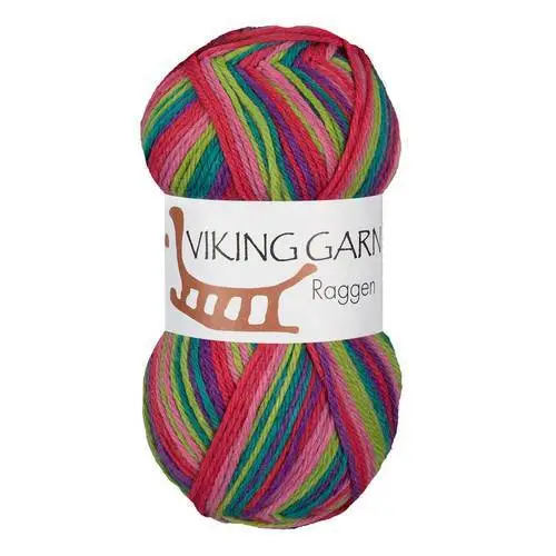 Viking Raggen 738 Multi rose/vert