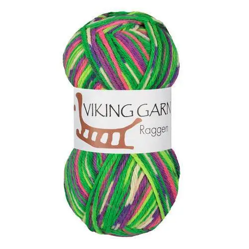 Viking Raggen 739 Multi vert/rose