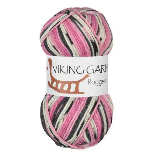 Viking Raggen 763 Multi rose/gris foncé