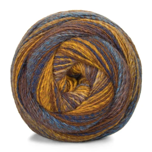 Mayflower Taormina 002 Moutarde/Denim/Marine/Caramel