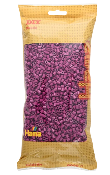 Perles Hama Midi, couleur unie, 6000 pièces 205-82 Prune
